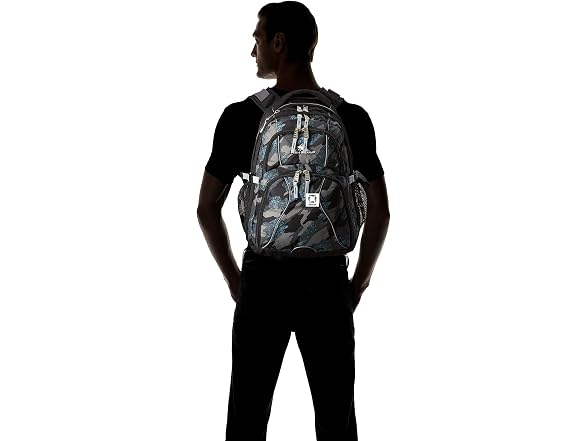 High Sierra Swerve Laptop Backpack, Graffiti/Black/Ash