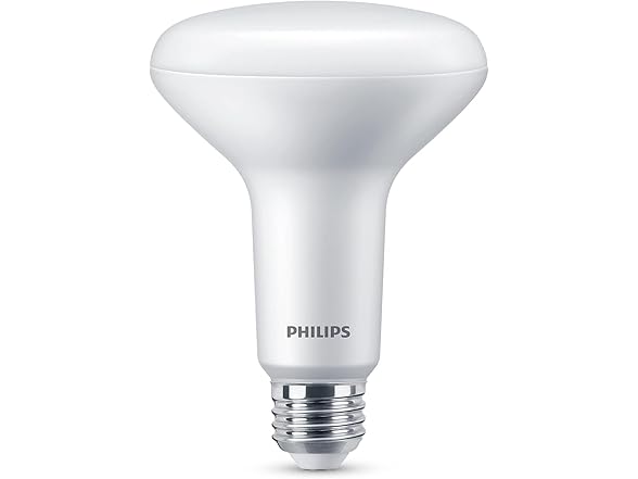 Philips Frosted Dimmable BR30 Bulb, 3Pack