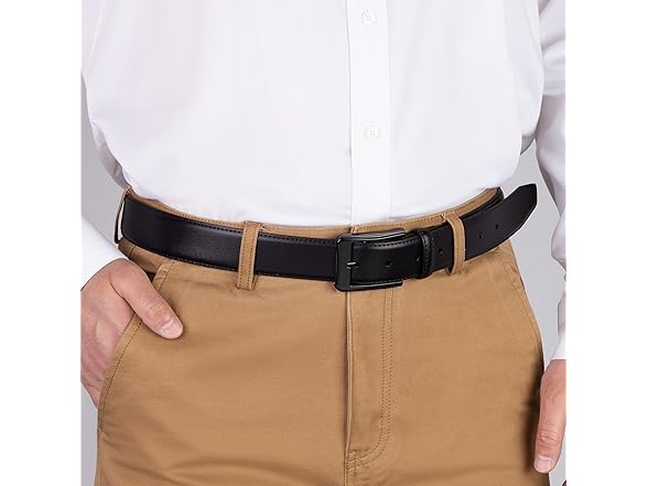 KM Legend Men Genuine Leather Dress Belt