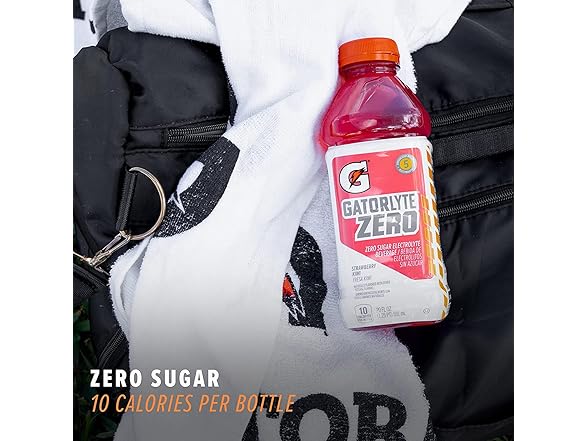 1CT Gatorlyte Zero Strawberry Kiwi, 20 Fl Oz