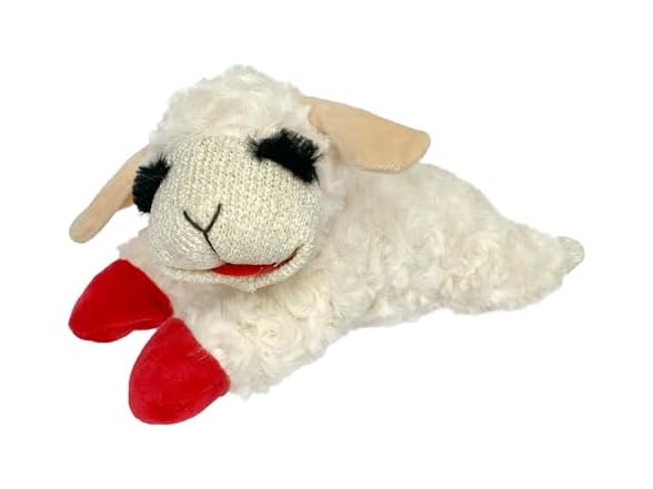Multipet Mini Lamb Chop Plush Toy