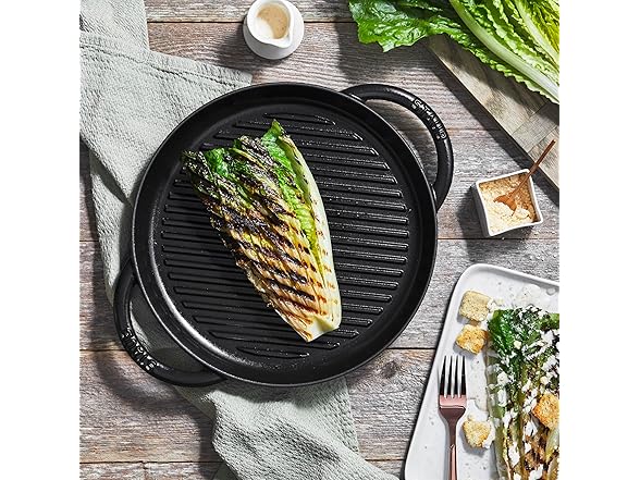 Staub Round Grill Pan 10-inch Matt