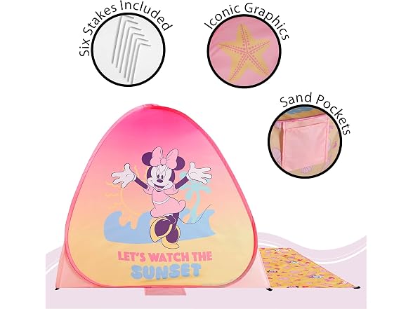 Disney Minnie Mouse Pop Up Tent for Kids
