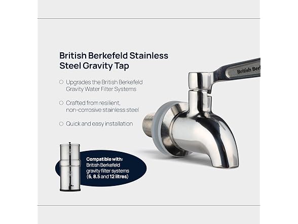 Doulton Stainless Steel Spigot Tap for Gravity Drinking Water