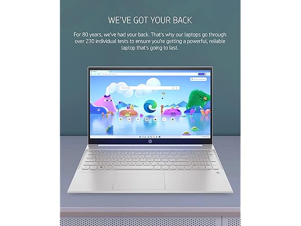 HP Pavilion 15 Laptop, 11th Gen Intel Core i7-1165G7