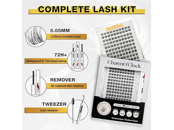140PCS Lash Cluster Pro Kit