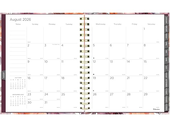 Blueline® 17-Month Monthly Planner