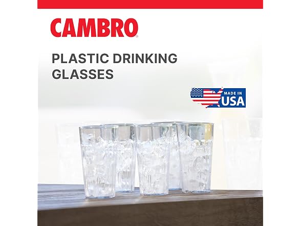 Cambro Newport Beverage Tumblers (6 Pack)
