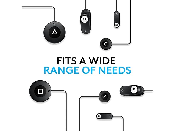 Logitech G Adaptive Gaming Kit For Access Controlle