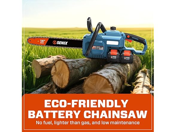 14" SENIX Cordeless Chainsaw 