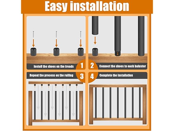 Jorviz Aluminum Deck Balusters