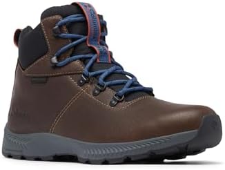 Columbia Mens Landroamer Explorer Waterproof Hiking Boot, Espresso II/Warp Red, 8