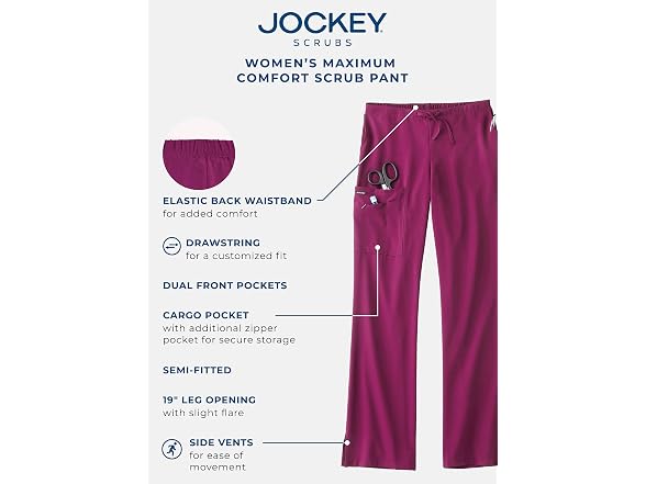 Jockey Women (S) Women's Maximum Comfort Pant