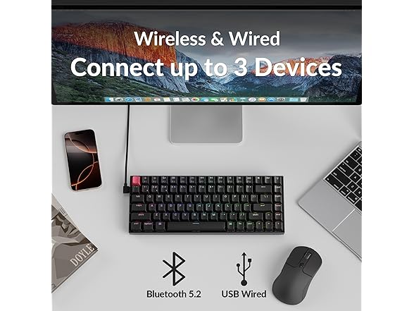 Keychron K2 75% Layout QMK Mechanical Keyboard