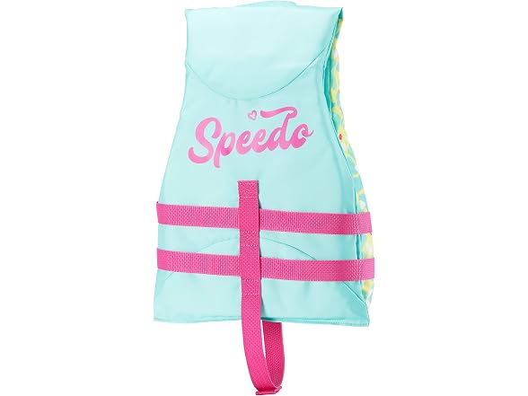 Speedo Children's Swim Flotation Life Vest, Pink