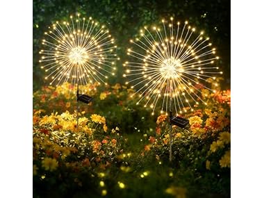 $10.99, Was $25.49, 56% Off! SEEWELUMI Solar Garden Outdoor Lights dealfomo