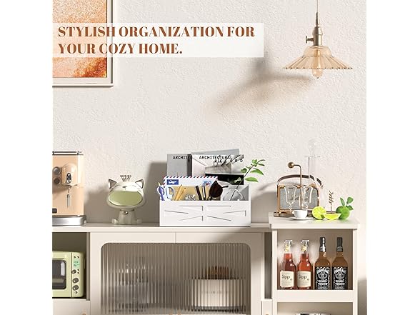 BELO VALE Large Desktop Mail Organizer