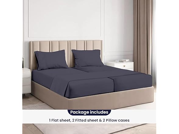 SGI bedding SGI Split King Sheet Set