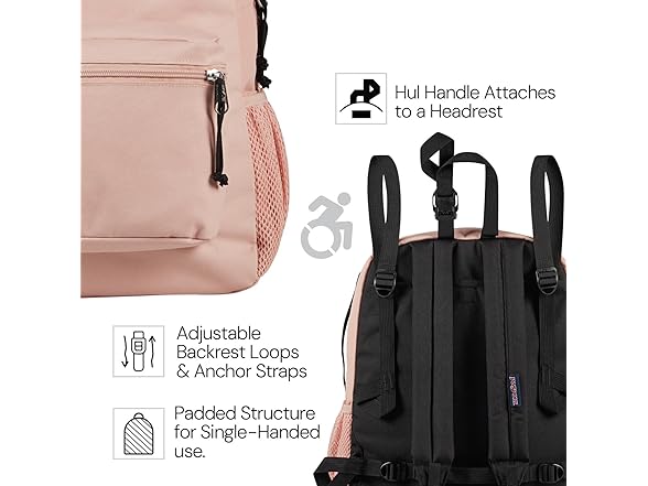 JanSport Central Adaptive Backpack, Red/Multi Hippie Days