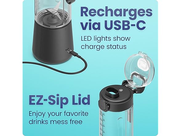 Chefman Cordless Portable Blender