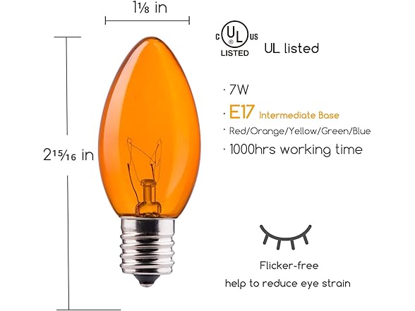 Brightown Brightown C9 Incandescent Bulb