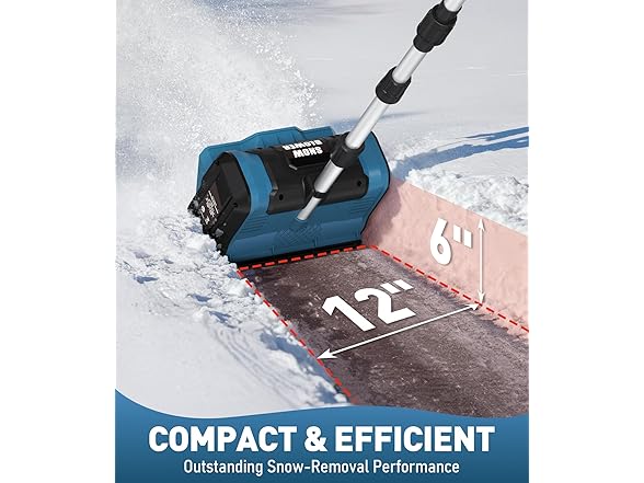 Giosuan Cordless Electric Snow Shovel
