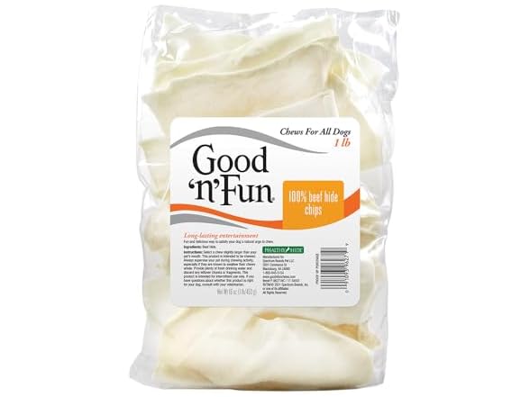 Good ’n’ Fun 100 Percent Beef Hide Chips
