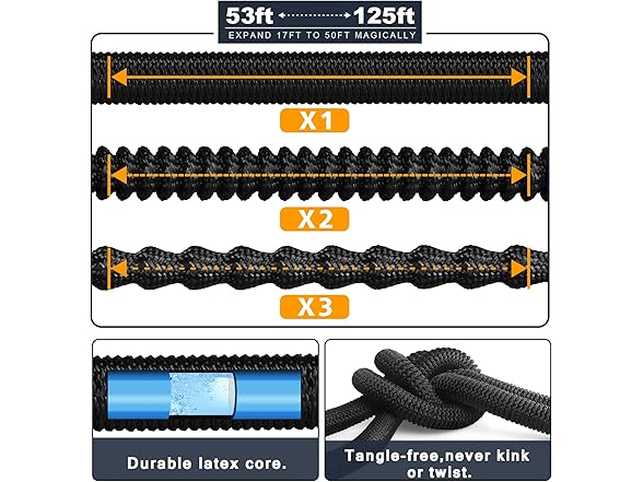125ft Expandable Garden Hose