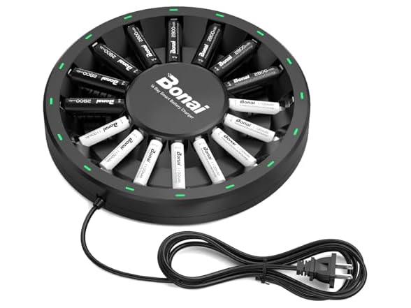 Rechargeable AA, AAA Battery Charger Kit