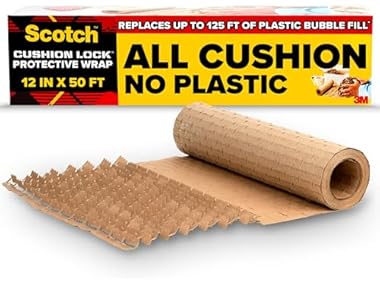 $2.99 Scotch Cushion Lock Protective Wrap, 12 in x 50 ft dealfomo