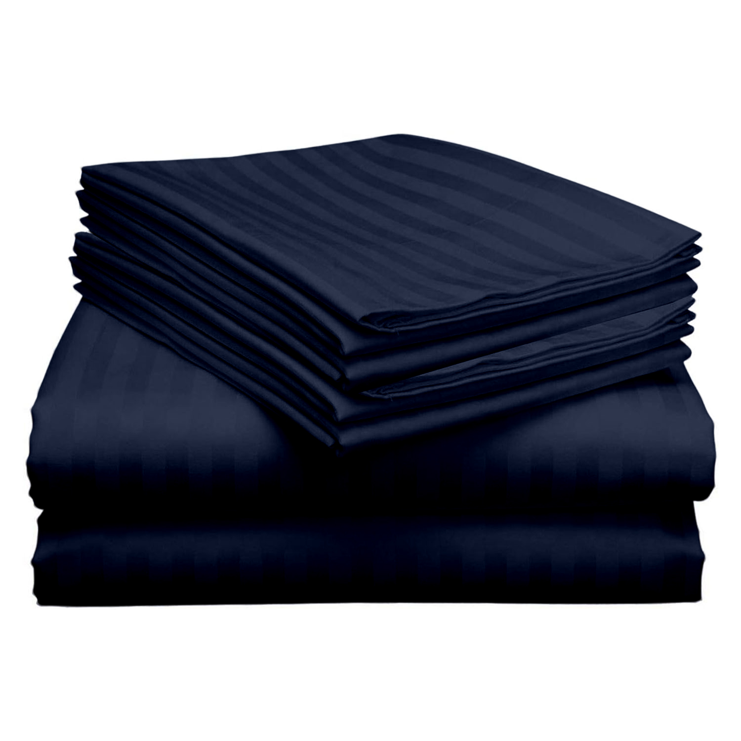 4-Piece Dobby Stripe Bed Sheet Set - Gallery 25