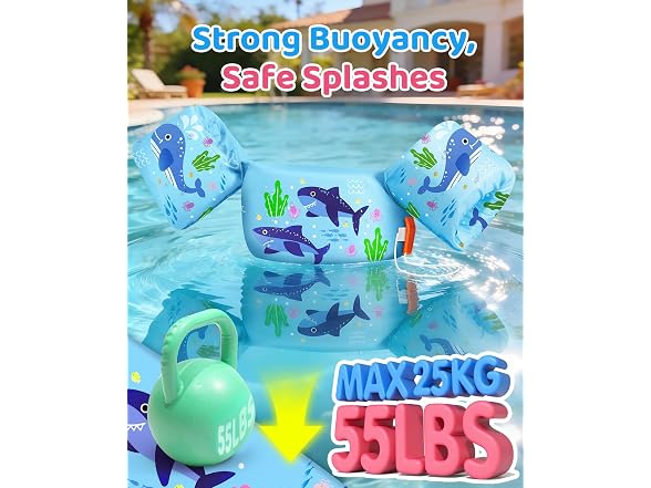 HeySplash Swim Vest for Kids 22-55 Lbs