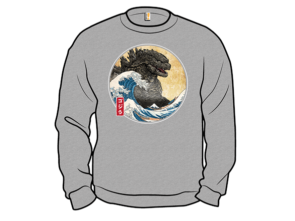 The Great Gojira off Kanagawa