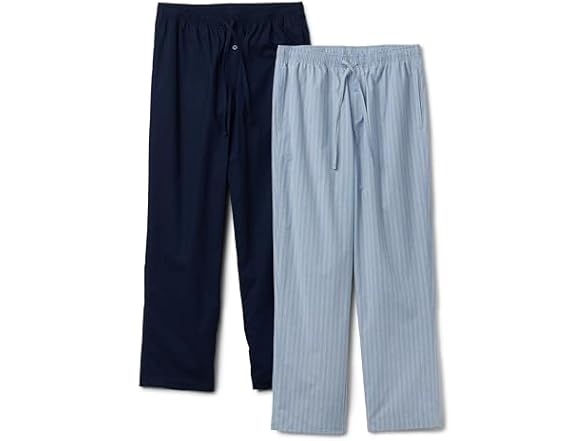 Amazon Essentials Mens Relaxed Fit Lounge PJ Pants 2Pk