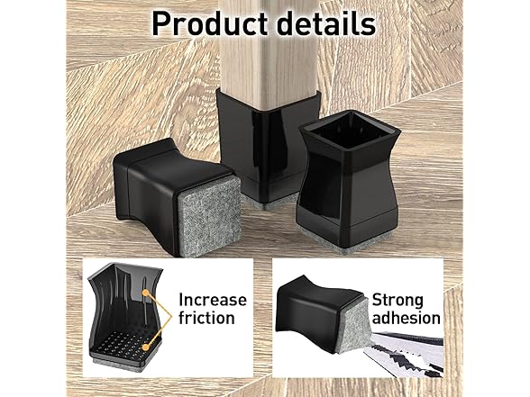 CHWM  Square Chair Leg Protectors