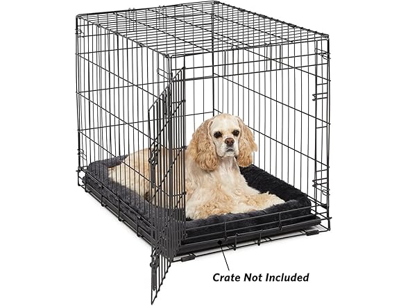 New World 30" Gray Bolster Dog Bed