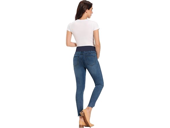 Foucome Women (M) Maternity Jeans Under Pants