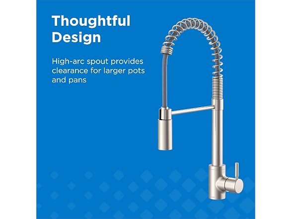 Gerber The Foodie Pre-Rinse Kitchen Faucet, Stainless
