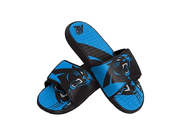PANTHERS Mens Logo Gel Slides (S)