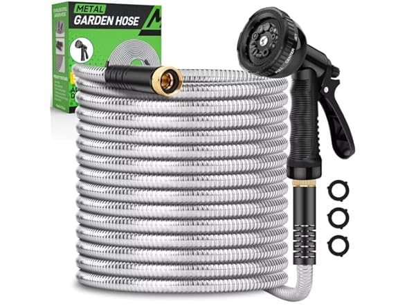 Kebose Stainless Steel Garden Hose - 50ft