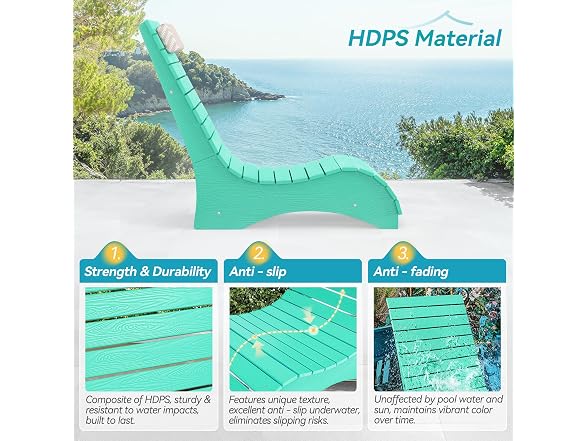 Homenjoy Apple Green In Pool Chair