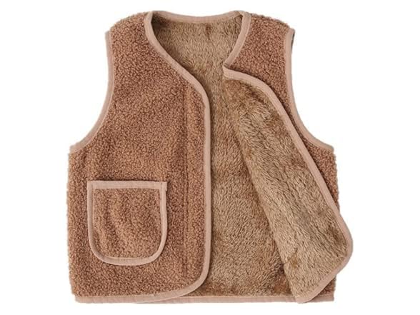 Warmstraw Boys (12-24 MOS) Cute Vest Soft Jackets