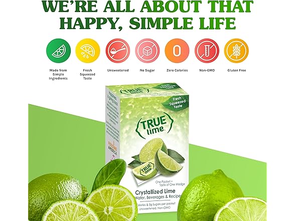 True Lime 100ct (Pack of 1) - Water Enhancer