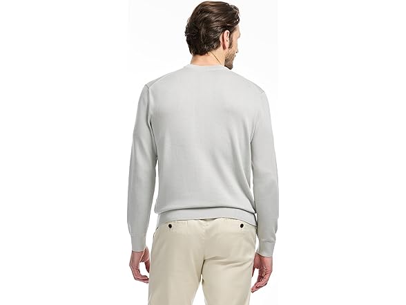 SAKS Fifth Avenue Mens Jersey Stitch Crewneck Sweater