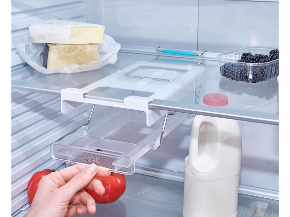 FridgeStore 2-Pack Foldable Under-Shelf Fridge Storage Can Dispenser