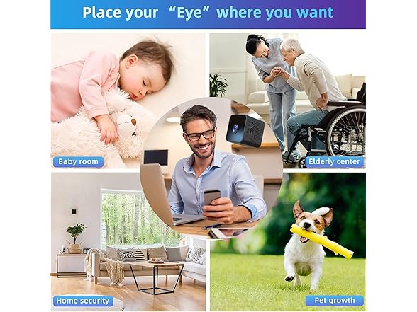 GDENZL Mini Spy Camera 1080P