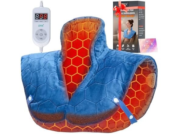 Fast Heating Pad for Neck/Shoulders/Back