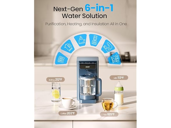 KOVIET CF02 10 Stage Reverse Osmosis Water Filter Countertop