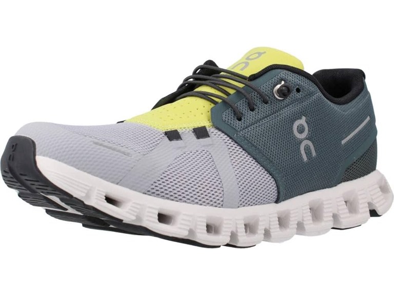 On Running  59.98364 7.5 On Running Cloud 5 Men's Shoes Olive/Alloy Olive/Alloy