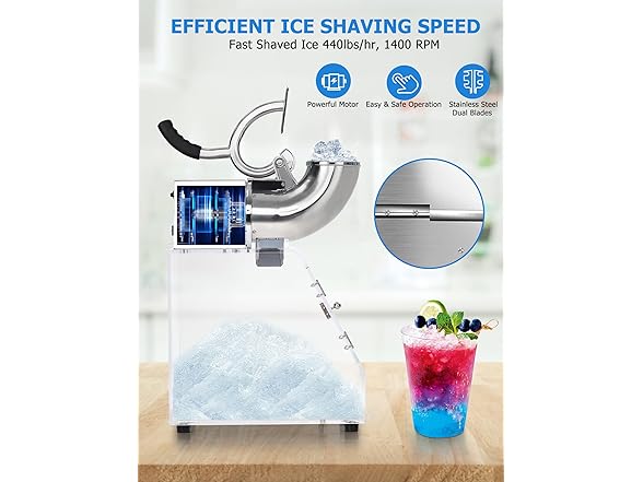 GustoWave Shaved Ice Machine